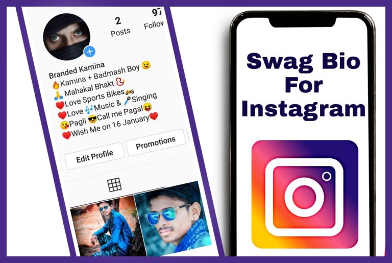 Swag bio for instagram