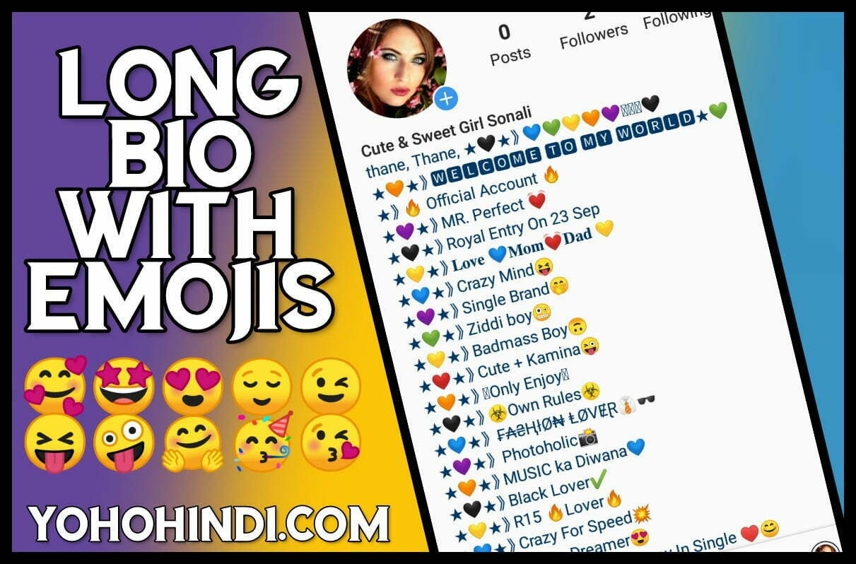 250+ Long Bio With Emoji ???? [New] Instagram Long Bio With Emoji ...