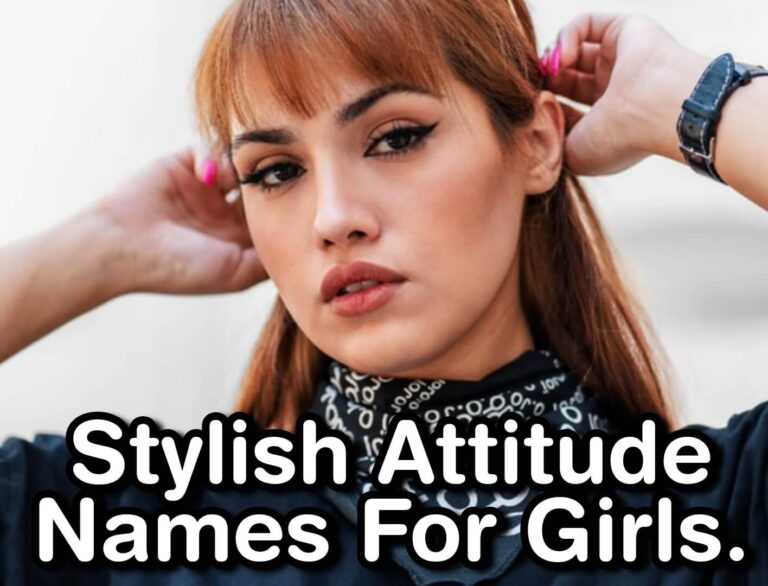 Stylish attitude names for instagram for girl
