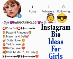 Instagram bio ideas for girls