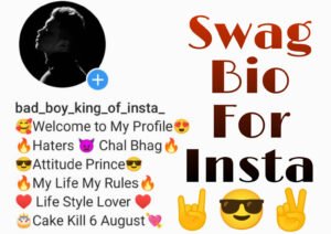 Swag Instagram bio