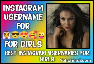 Username for Instagram for girl