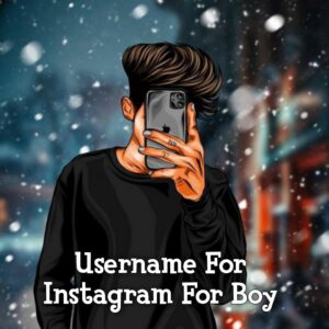 Username for Instagram for Boy