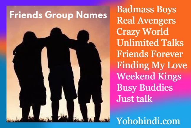 Best Friends Group Names